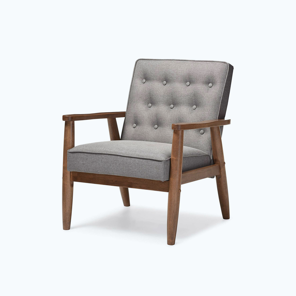 Sorrento Upholstered Wooden Lounge Chair