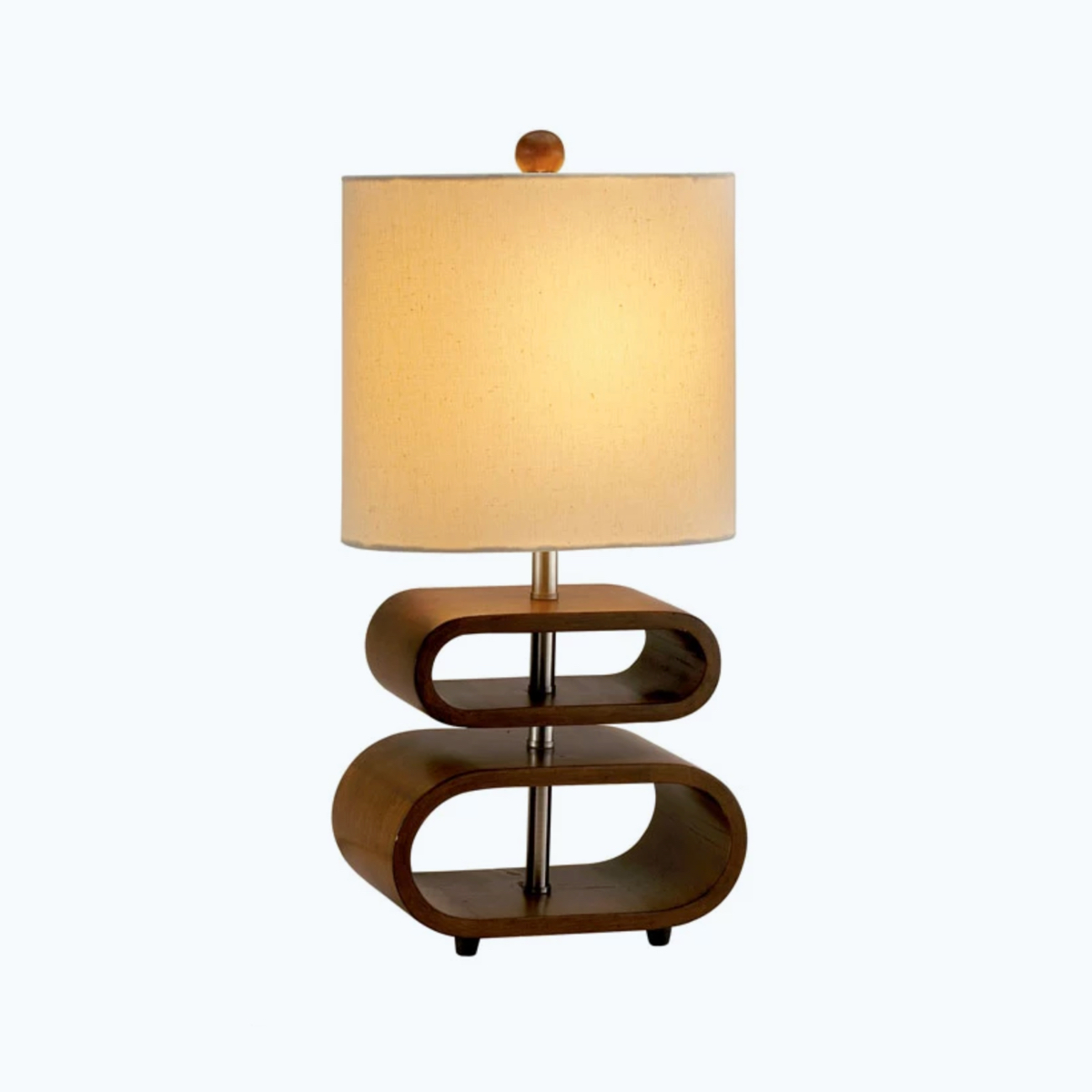 Walnut Table Lamp